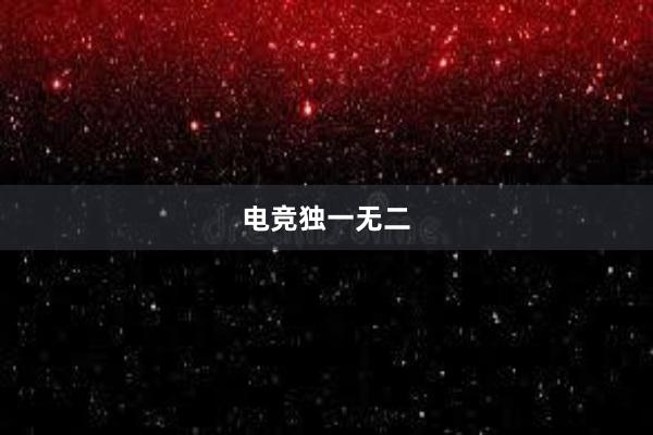 电竞独一无二