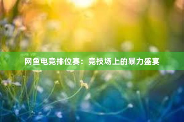 网鱼电竞排位赛：竞技场上的暴力盛宴